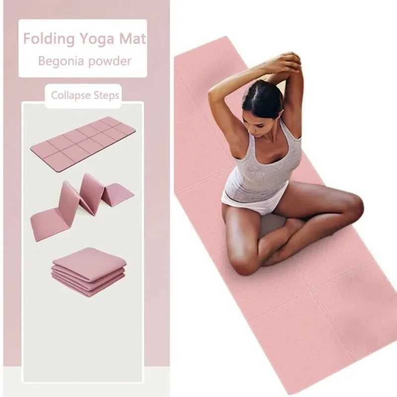 Folding yoga exercise mat balance mat home fitness equipment Pilates accessories fitness abdominal mat W240906