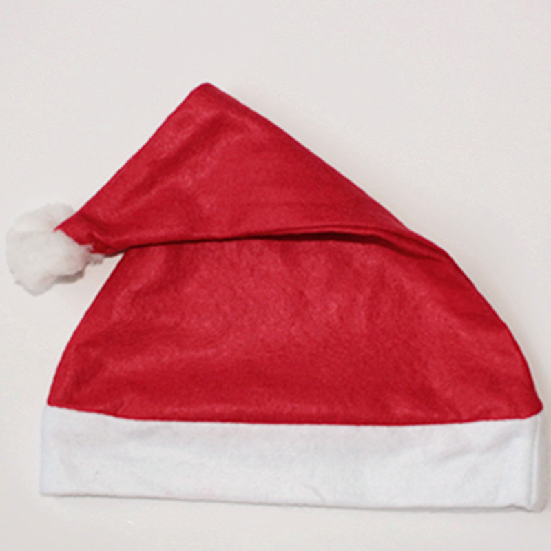 Non-woven Santa hats 30X40cm Christmas Decorations