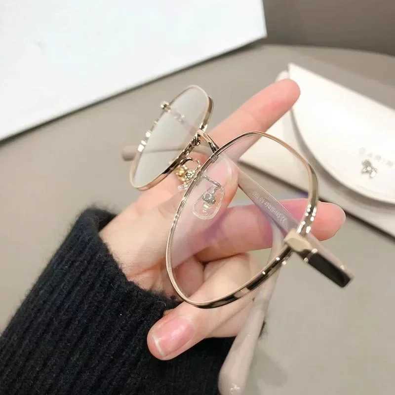 New multi border myopia glasses for women with irregular frames Myopia glasses with anti blue light products for students from 0 to -4.0 W240906