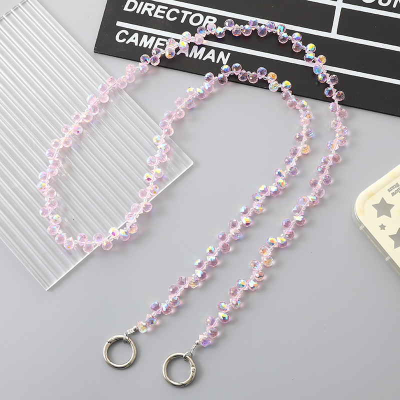 Yilian's new colorful water droplet crossbody exquisite single shoulder bag chain accessories phone case hanging pendant