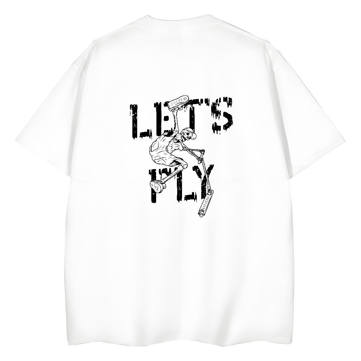 2024 Designer T shirt 230g Cotton O Neck Short Sleeves Sport logo Couples T Shirts Loose fit Black White Tshirts