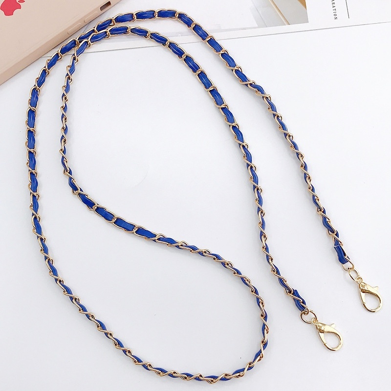 Yi Lian's New Handmade Leather Wearing Crossbody Chain Case Jewelry Pendant for Women's Bag, Small Fragrant Wind Phone Hanging Rope