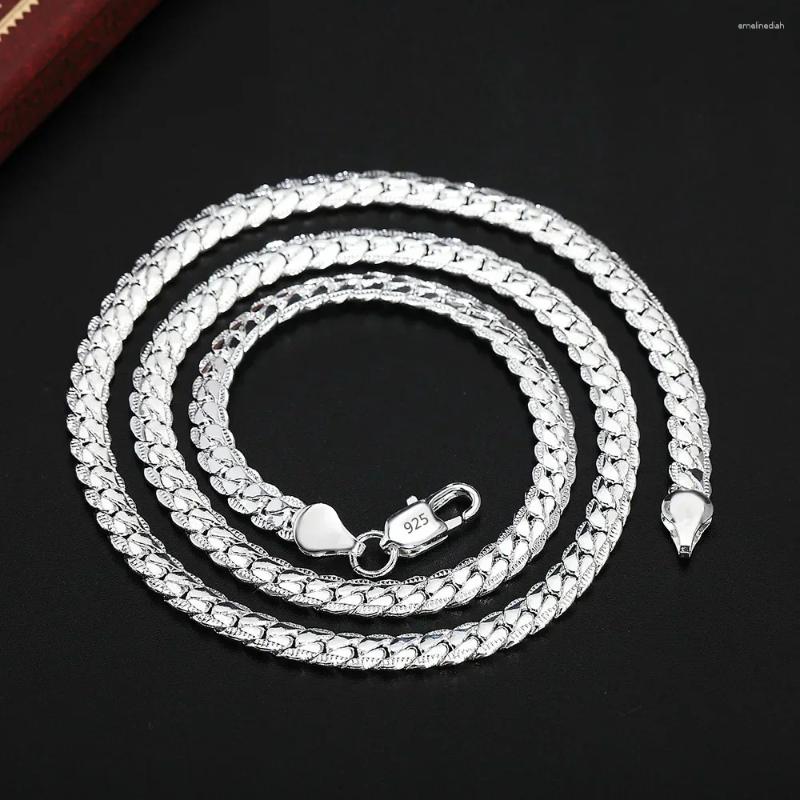 Sterg Pendant Necklaces for Men and Women - Sier 20-60cm 6mm Chain 4 2060cm