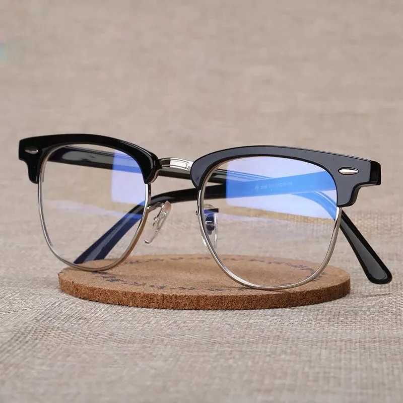 Half frame Myopia glasses computer goggles complete business low beam glasses diode 0-1.0-1.5-2.5-3.0 to -6.0 W240906