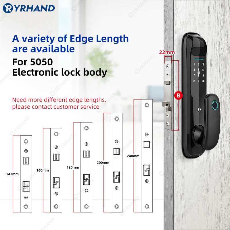 YRHAND TUYA Wifi Smart Home Digital Electronic Lock Biometric Digital Fingerprint Smart Door Lock CL240920