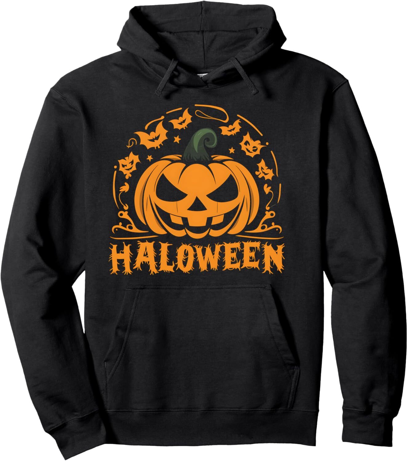 Hoodie for Mens Womens Halloween Pumpkin Scary Jack Spooky October 31 Graphic Tees Pullover Hoodie Graphic Hoodies sweatshirt Pullover Long Sleeve