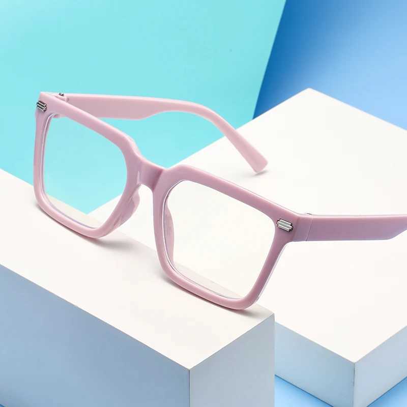 Fashion Trends Glasses Frame Modern Street Glasses New Crossover Square Large Frame Glasses for Men and Women W240906