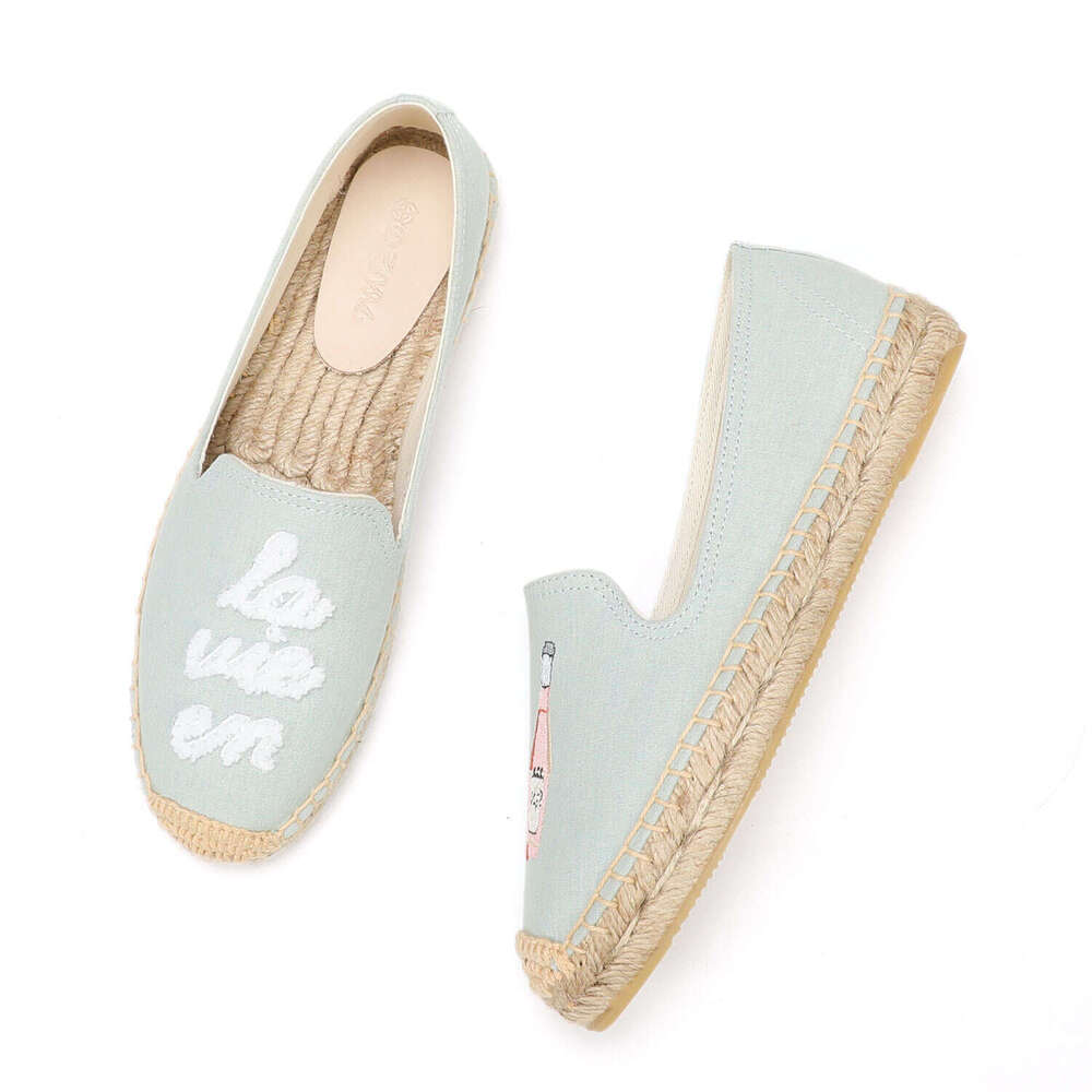 Espadrilles Women Fashion Hemp Flat Office Shoes Women Free Shipping Platform Comfortable For Work
