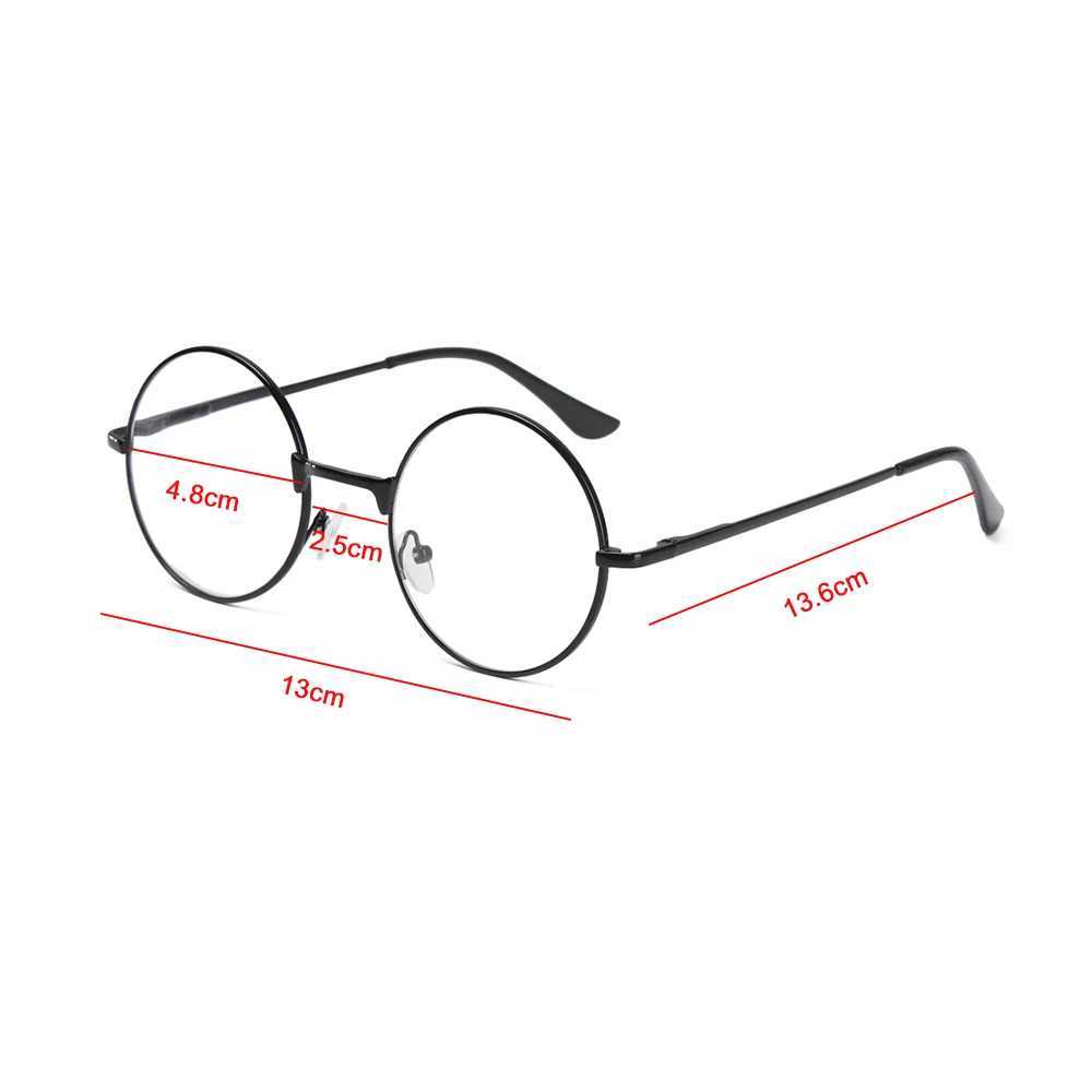Fashion metal reading glasses retro round frame glasses womens ultra light resin glasses magnifying visual care+1.0~+4.0 W240906
