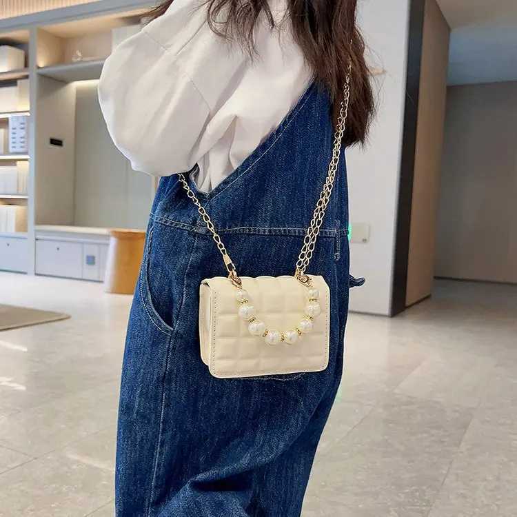 Childrens Kavay PU Cross Bag Large Capacity Casual Shoulder Bag Small Square Travel Bag W240906