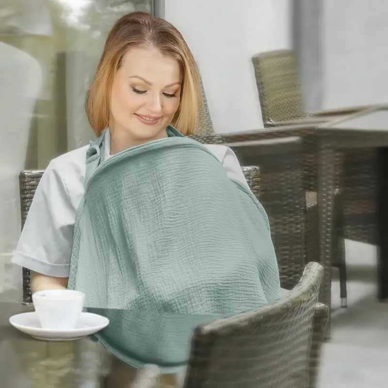 Baby care cover with wire loop baby feeding care cover adjustable mother care apron care cloth W240907