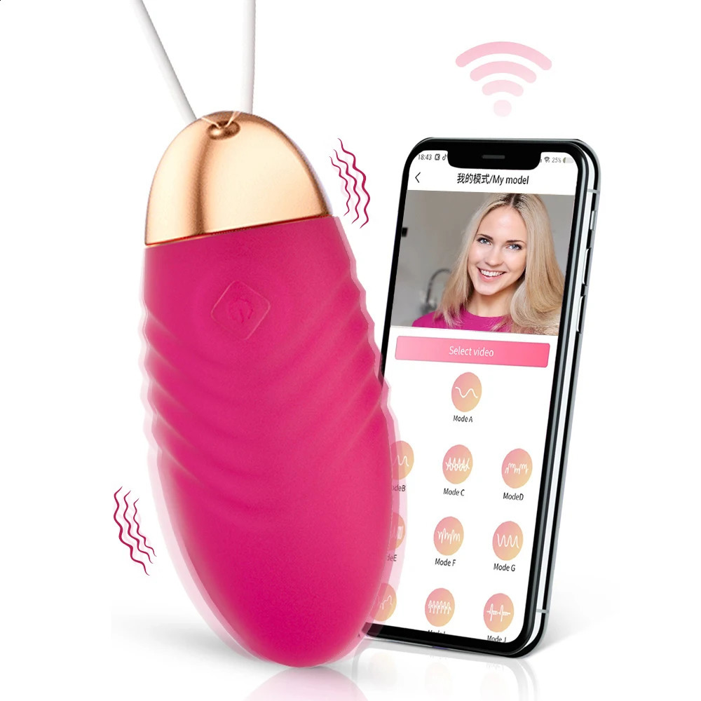 Wearing App Wireless Bluetooth Remote Control Vibrator Dildo Clitoris Female Vaginal Vibrator Ball Vibration Sex Toy For Women 240904