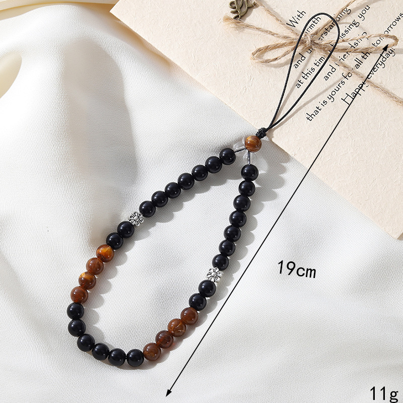 Ins new purple jade crystal bead chain, Chinese style CCD camera, mobile phone rope, hanging chain for women