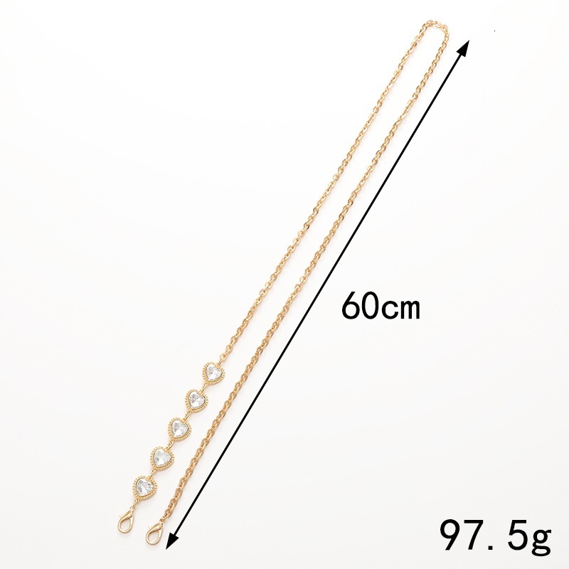 Yilian new metal crossbody love rope phone case hanging decoration pendant shoulder strap bag chain