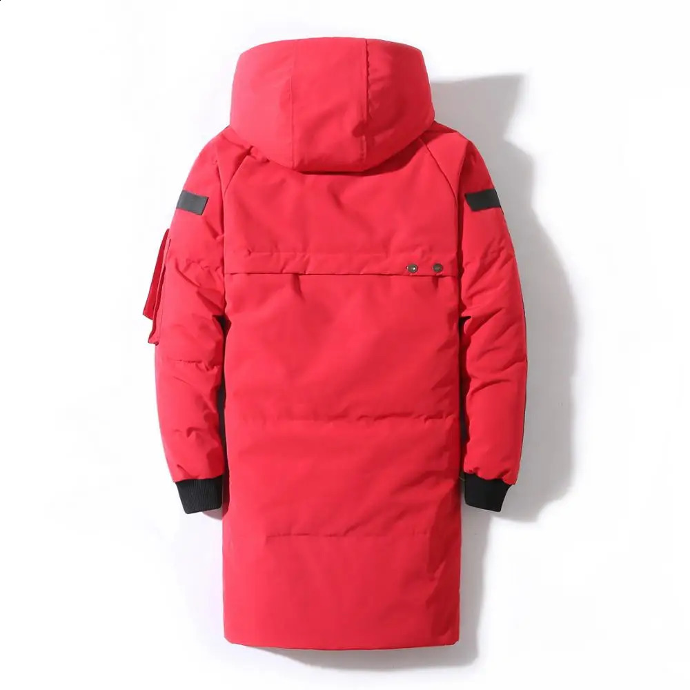 Teens Winter Mens Down Jacket Stylish Male Down Coat Thick Warm Man Clothing Mens Apparel Warm Parka 240905