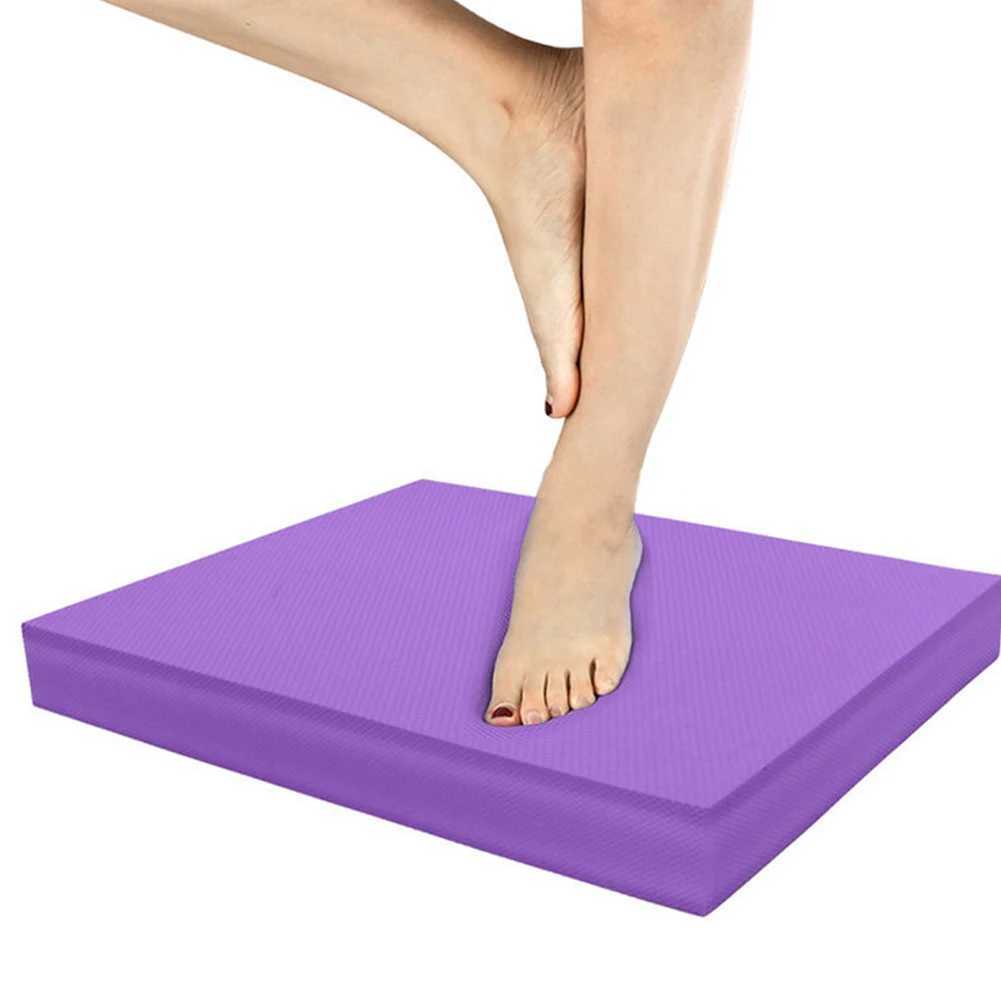 Soft balance pad TPE high rebound yoga pad thick pad fitness yoga Pilates board to maintain balance board for physical therapy W240906