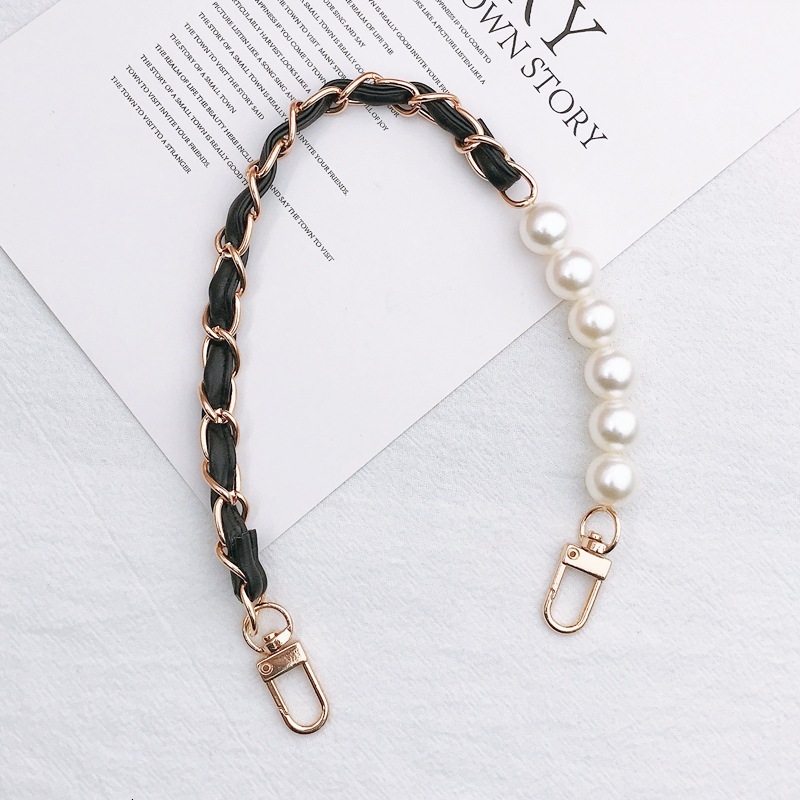 Yilian Jewelry New DIY Phone Case Clip Leather Bracelet Anti drop Hanging Girl Pearl Bag Carrying Chain