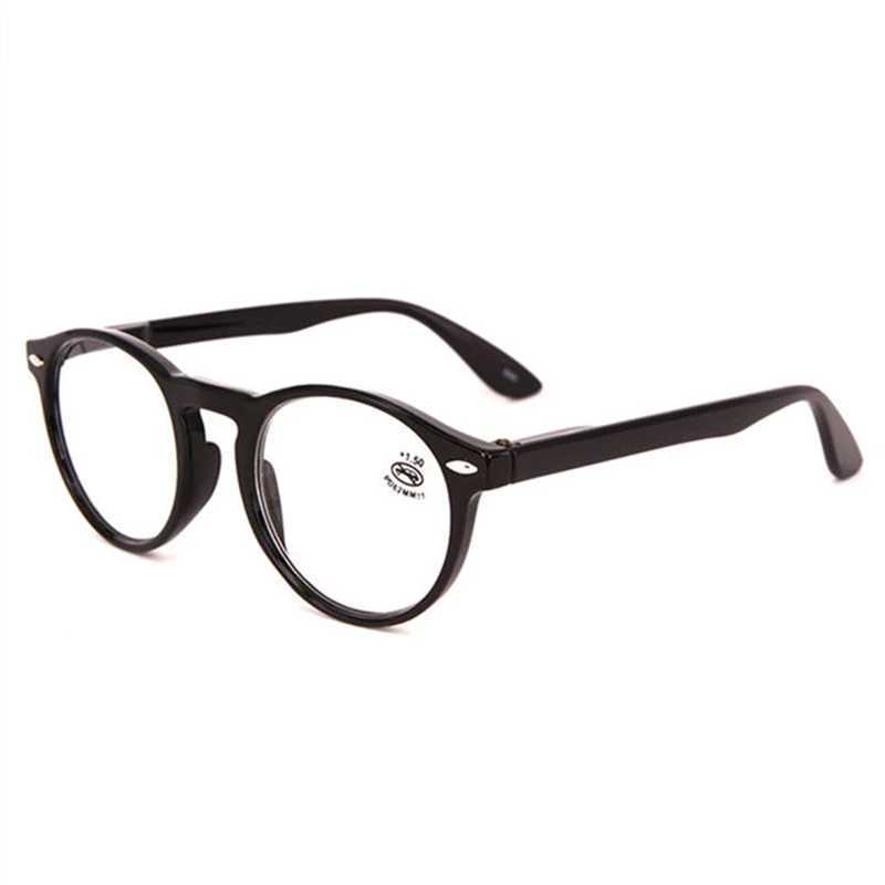 Ultralight Retro Reading Glasses Womens Round Glasses Frame Used for Reading Womens Fashion Brown Glasses Frame W240906