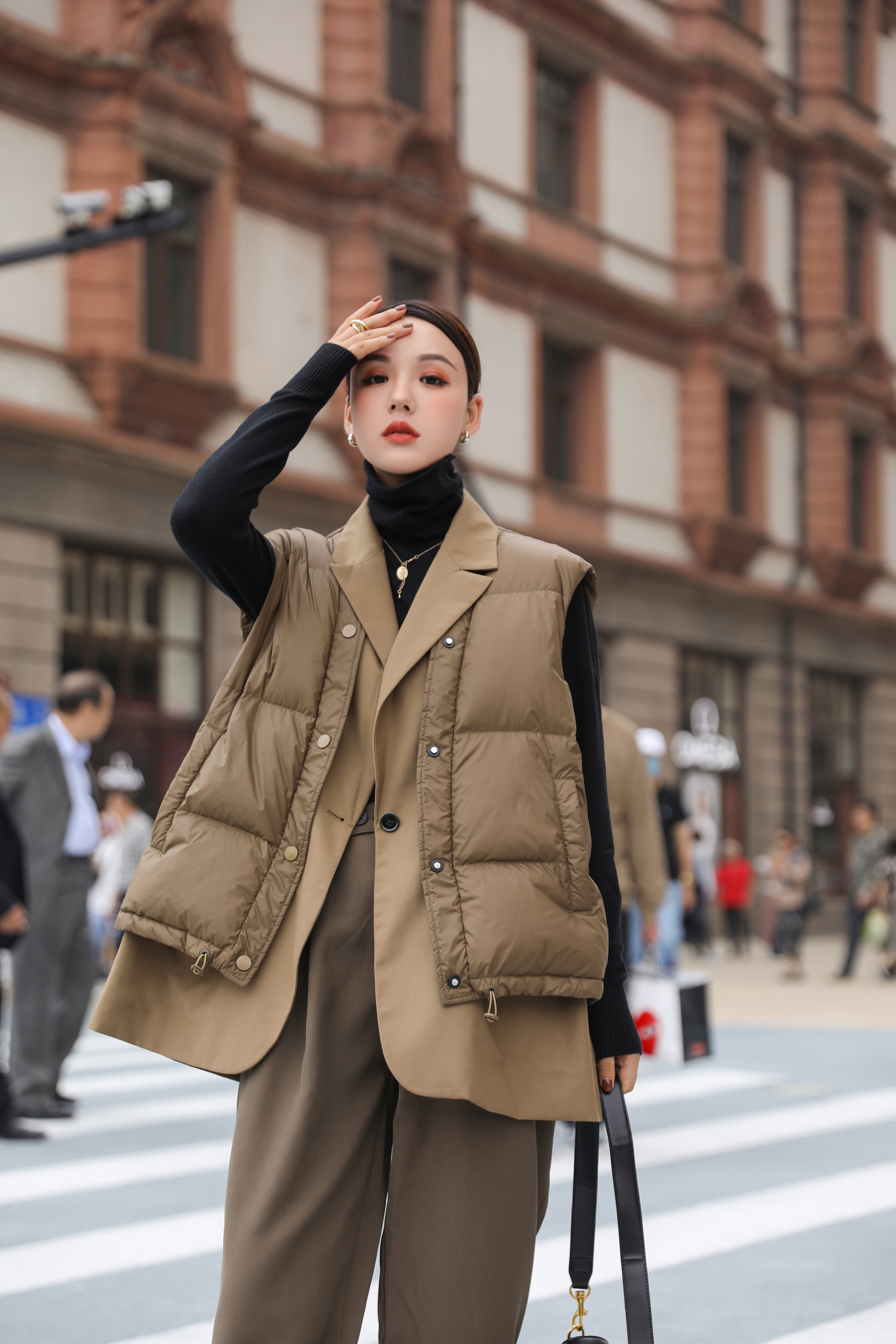 Stylish Winter Parka - White Windbreaker with Duck Down Filg by Top Designers factory direct sale