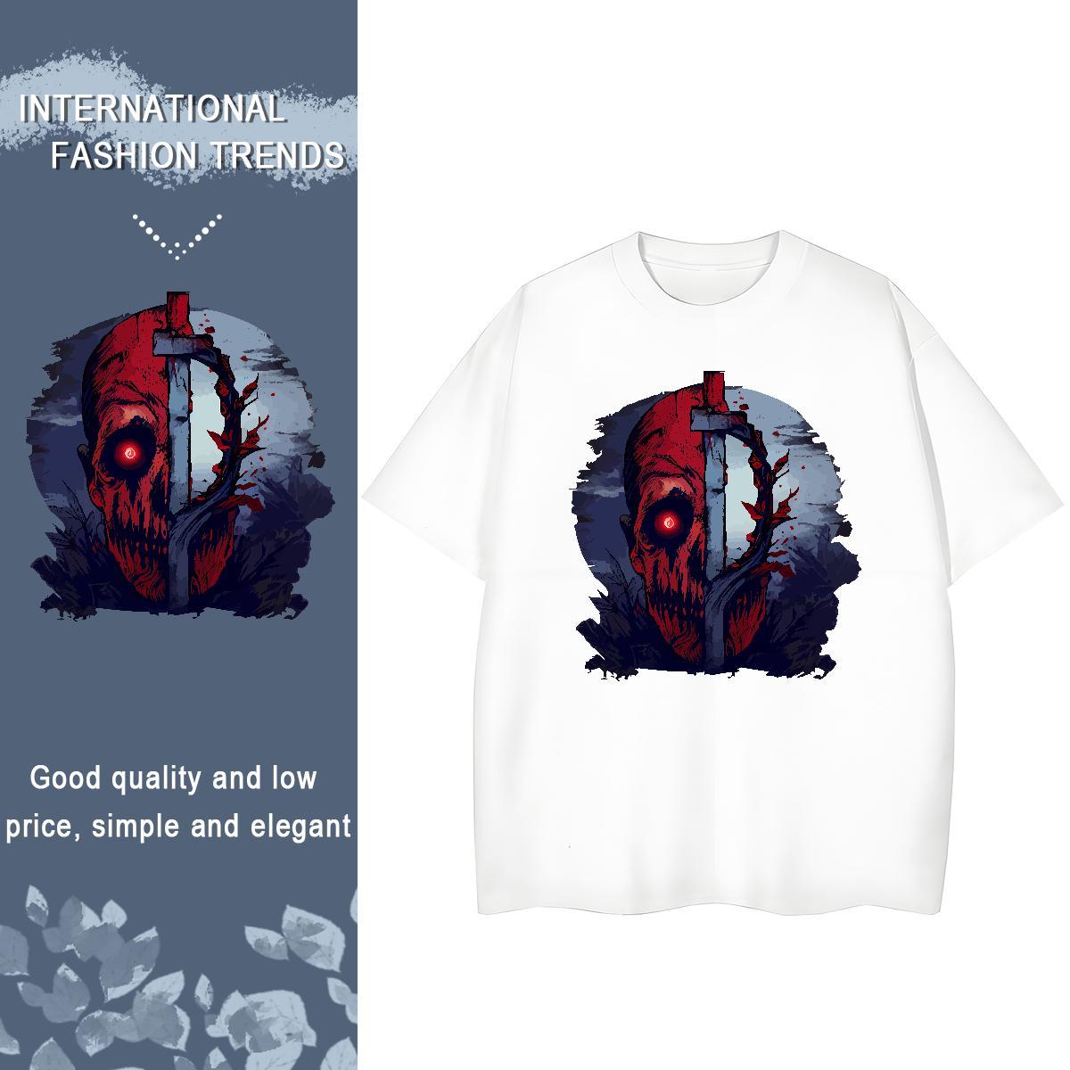 2024 Designer Women T Shirts 230g Pure Cotton Breathable Soft Daily Outfit skull Lady T shirt Female Customized Print Tees