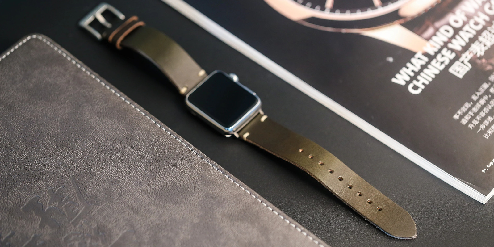 100% Genuine Leather Watch Bands With Quick Release Horween Horse Vintage Leather Watch Strap For Men 22mm18mm19mm20mm 240906