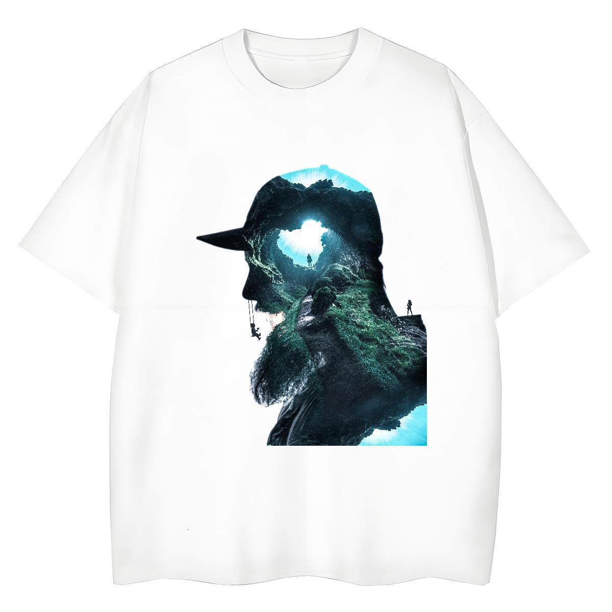 2024 DIY Woman T Shirts 230g 100% Cotton Comfortable Sport portrait Unisex Tshirts Designer Nice Customized Print Tee Shirt
