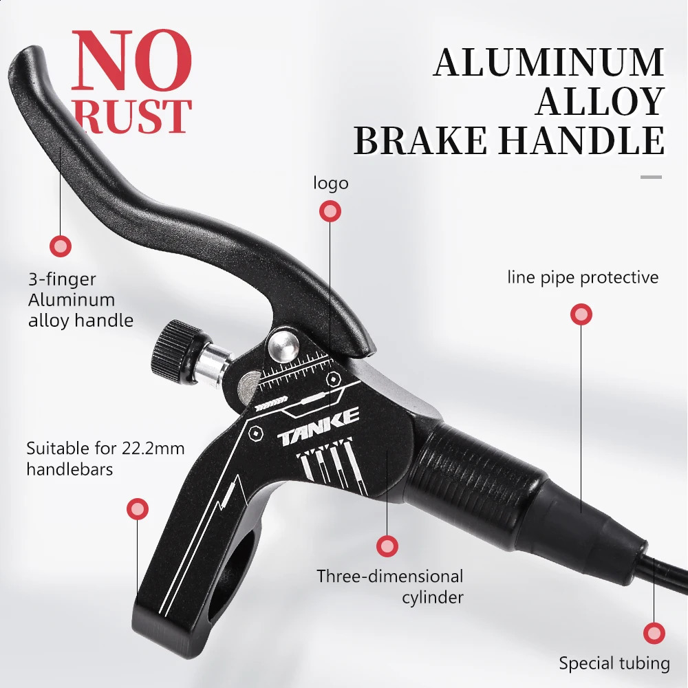 MTB Bike Hydraulic Disc Brake Oil Pressure Caliper Clamp 160mm Front Rear handle A illar CNC bicycle Accessories upgrad 250118