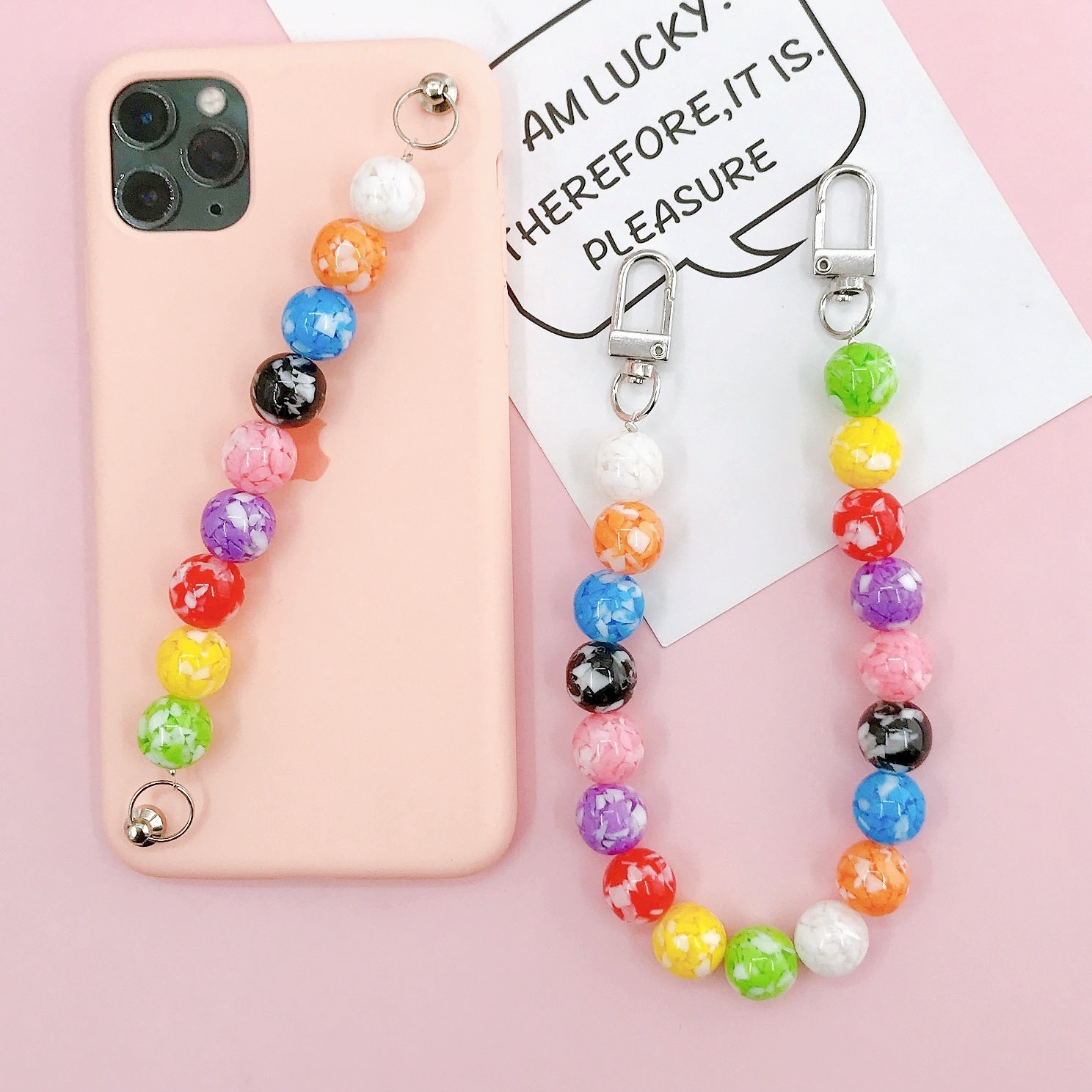 Bracelet coloré créatif Nouveau boîtier de téléphone bricolage accessoire