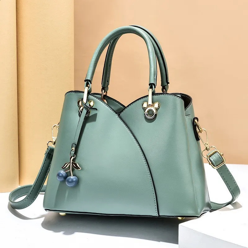 Simple Fashion Mother Bag Female Large Capacity Handbag for Middle aged and Elderly Shoulder Messenger Bag Gift Box 240904