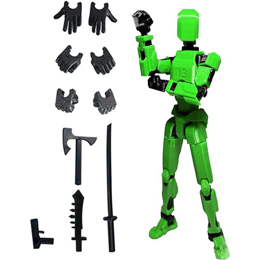 Multi-Jointed Movable Shapeshift Robot 2.0 3D Printed Mannequin Dummy 13 Action Figures Toys Kids Adults Parent-children GamesXJ240905