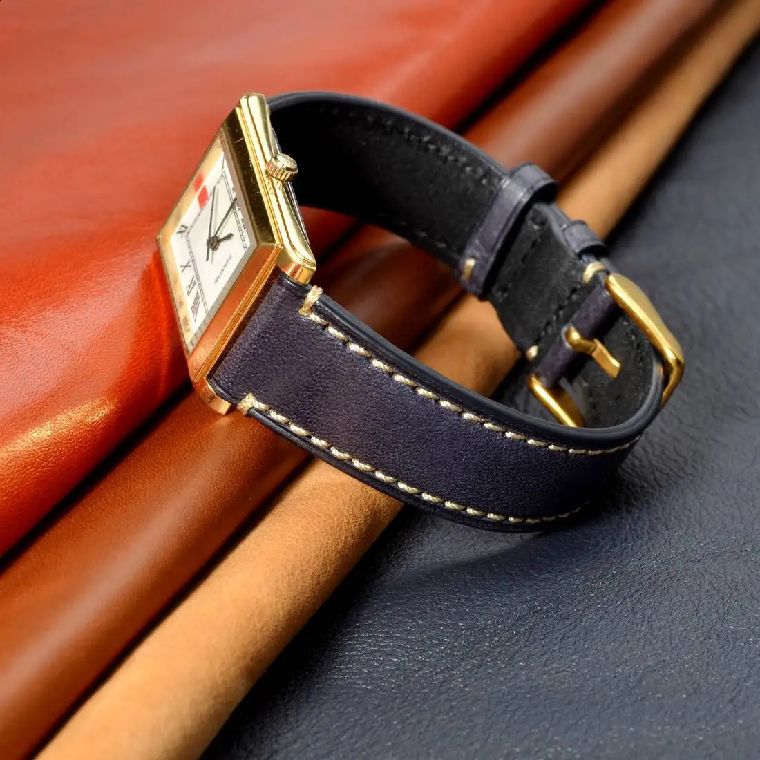 WOCCI Watchband for Men Women 14mm 18mm 20mm 22mm Nubuck Genuine Leather Watch Strap Belt Red Blue Black Bracelet for Watches 240906