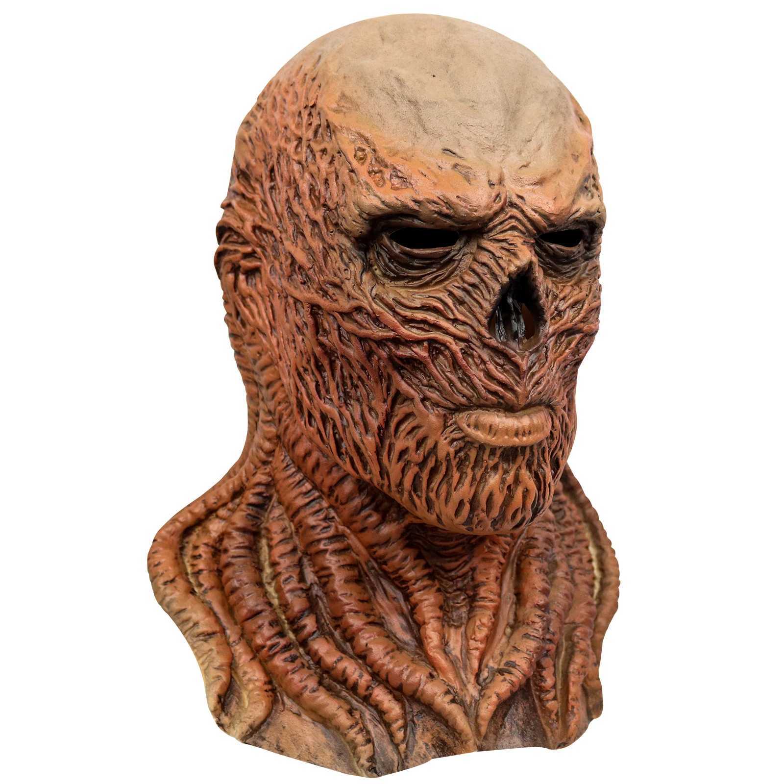 Vecna Strange Thing Mask Horror Devil Full Face Helmet Monster Latex Masks Halloween Carnival Party Costume Props Accessories M240906