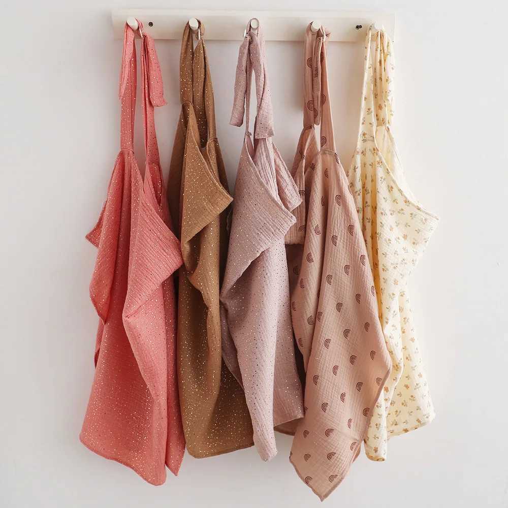 Plain cotton nursing cover baby feeding nursing apron outdoor privacy mother care cloth baby car seat cover W240907