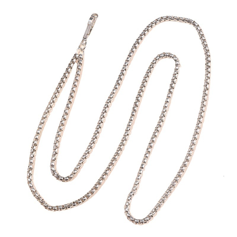 New metal crossbody clip 125cm rope anti drop mobile phone chain neck hanging