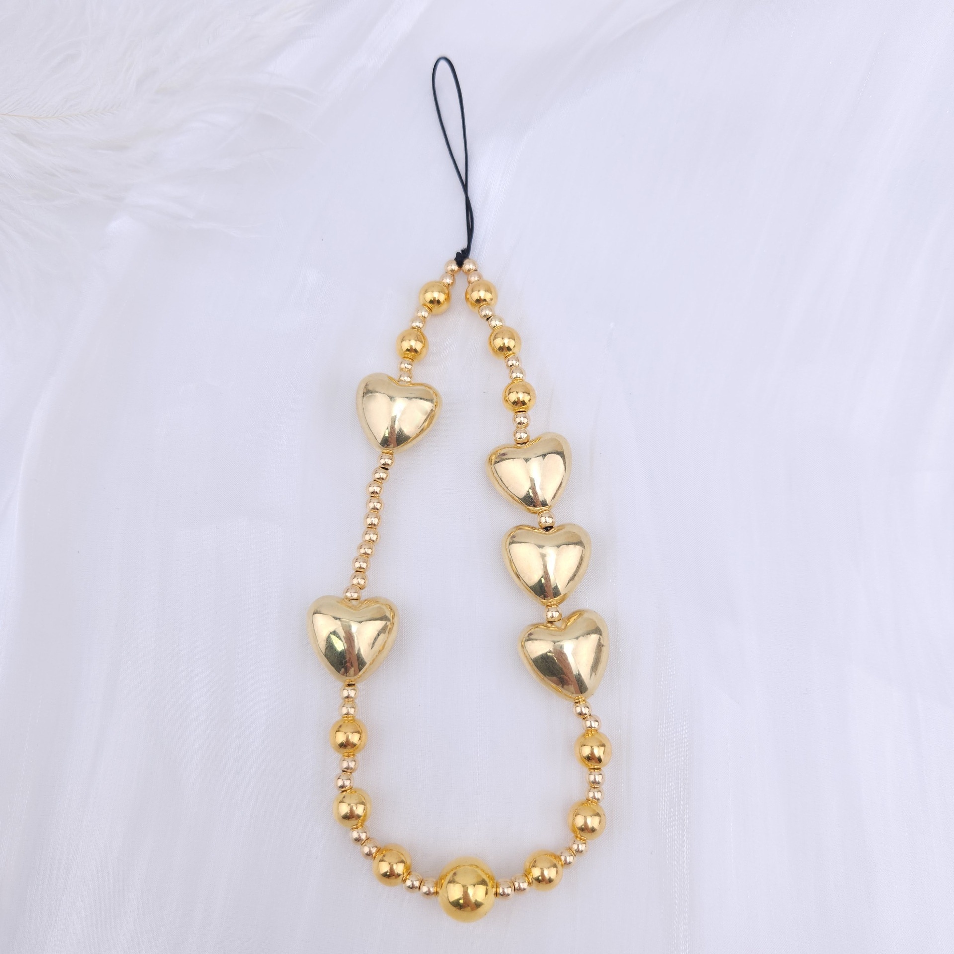 Yilian New Personalized Creative Bow Love Phone Case Keychain Hanging Rope Anti drop Chain Decoration