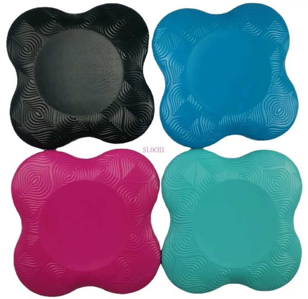 2 pieces/set of portable small round knee pads yoga pads fitness exercise pads fitness pads fitness pads W240906