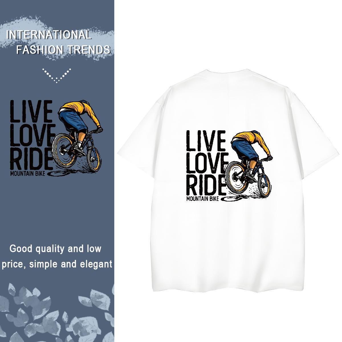 Factory Direct T shirt 230g Pure Cotton Breathable Crew Neck Street car Women Tees Popular Custom Printing Tops Tees
