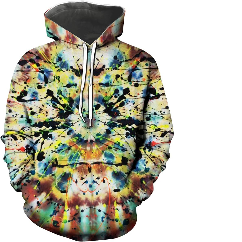 Hoodie for Mens Womens Mens Trippy Hooded Novelty Psychedelic Sweatshirt Pullover Hoodies Graphic Hoodies sweatshirt Pullover Long Sleeve