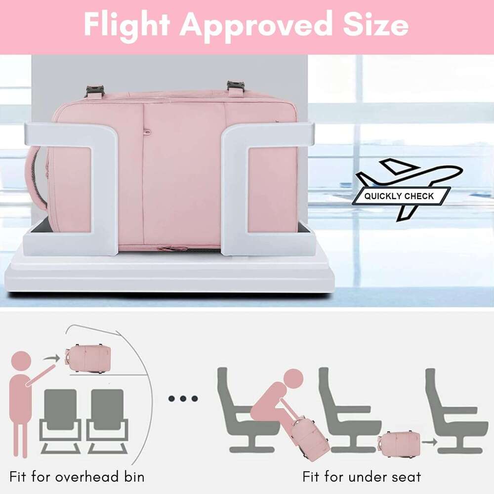 AMZZ Ladies' Travel Portable With USB Charging Port And Shoe Bag, TSA 15.6-Inch Laptop Backpack Approved Flight, University Nurse Bag Casual Back