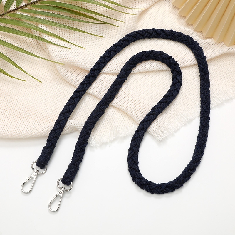 Yilian's new Korean version hand woven rope crossbody phone case hanging pendant simple and versatile shoulder strap anti loss chain