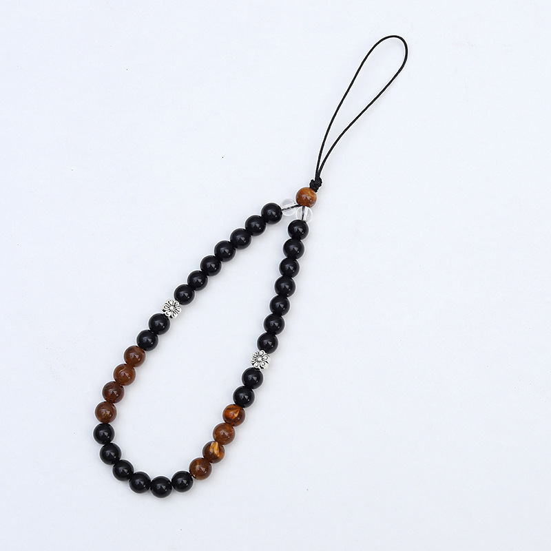 Ins new purple jade crystal bead chain, Chinese style CCD camera, mobile phone rope, hanging chain for women