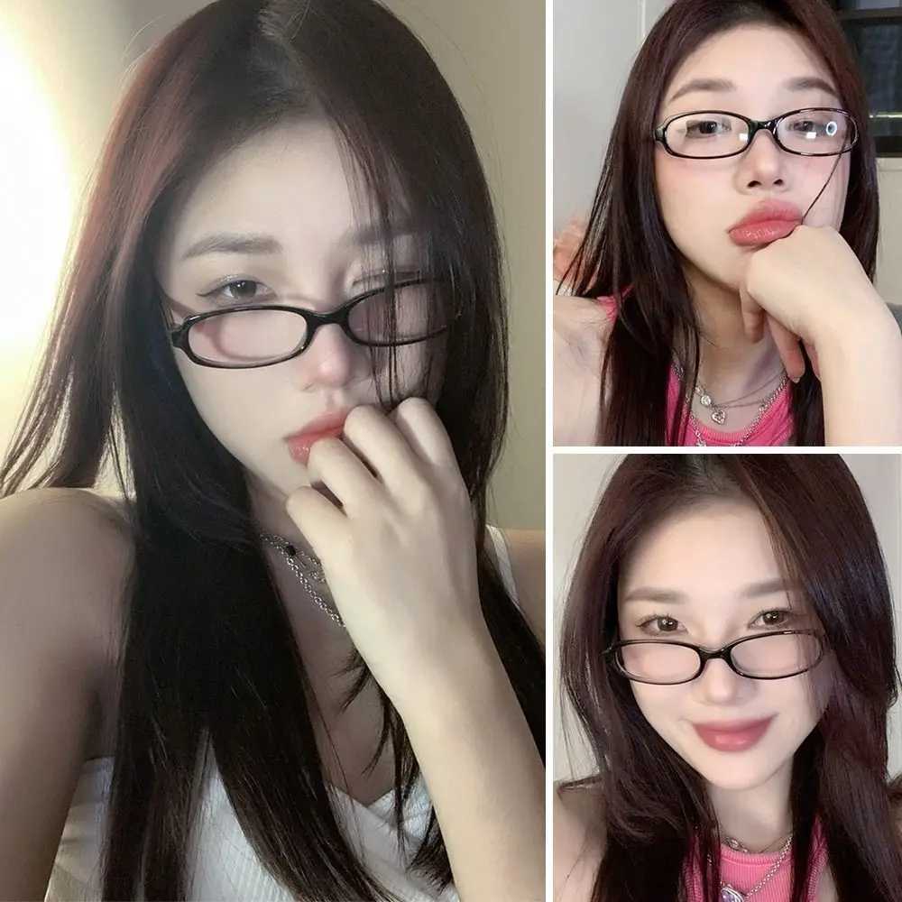 Ultralight Y2K comfortable radiation protection goggles frame glasses computer goggles office W240906