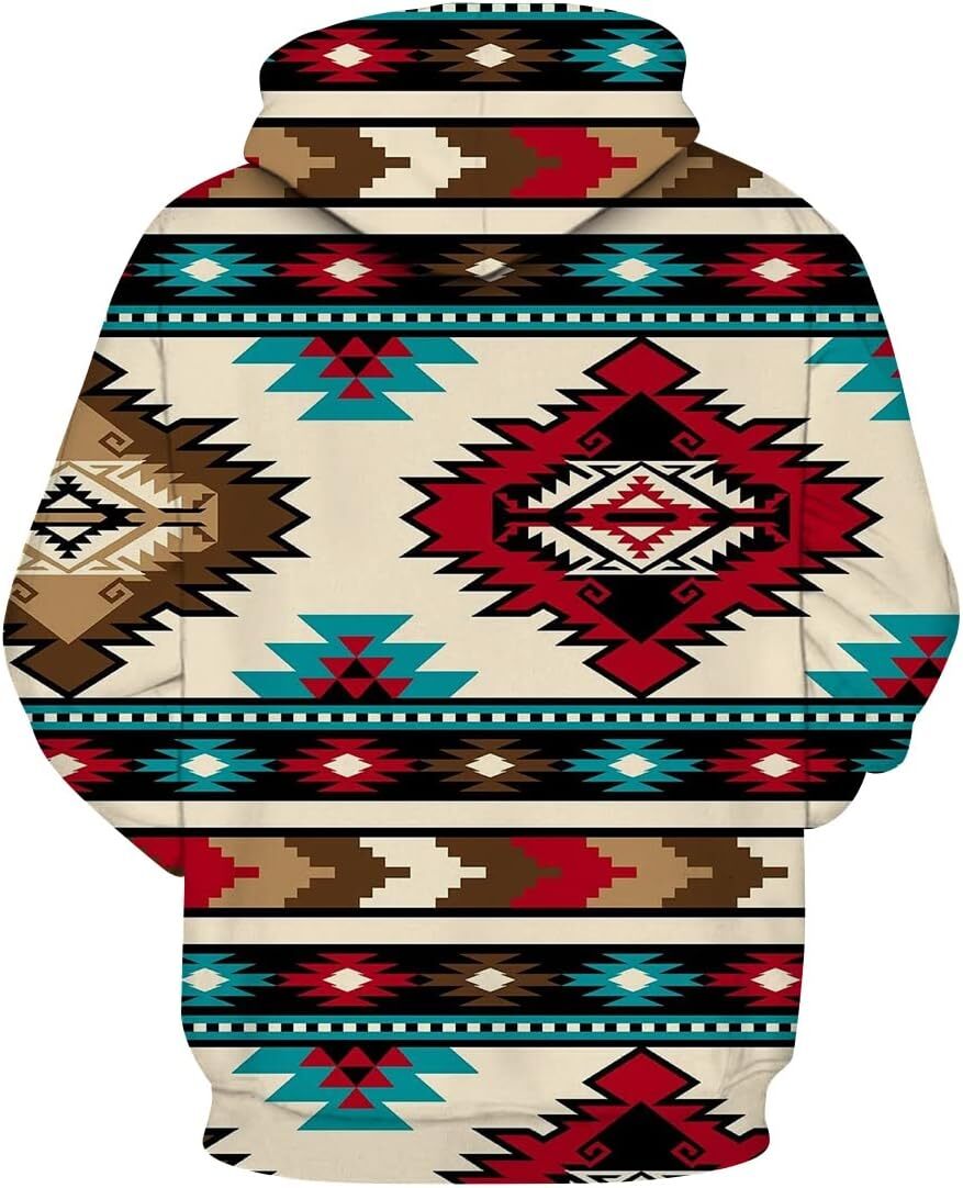 Hoodie for Mens Womens Men Women Fashion Long Sleeve Hoodie Aztec 3D Print Pullover Sweatshirts Graphic Hoodies sweatshirt Pullover Long Sleeve