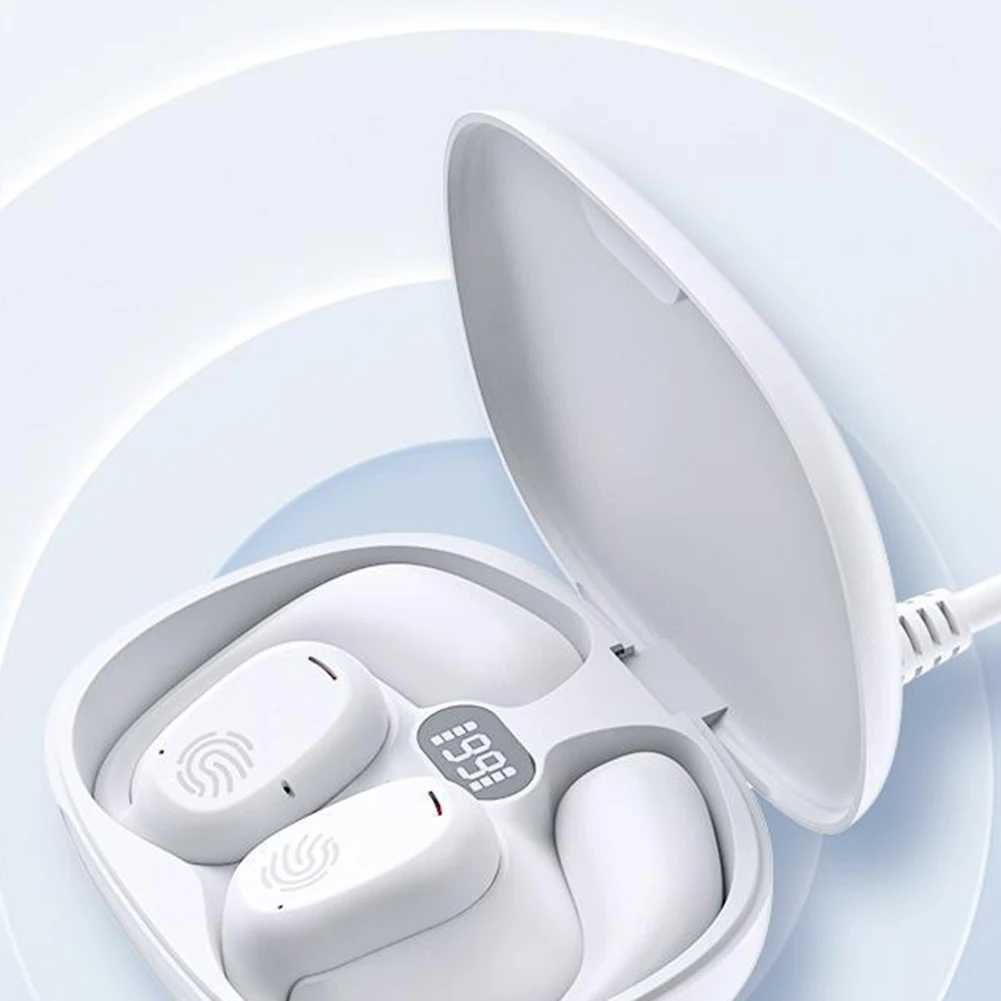 GT280 Wireless Air Conduction Earphones With Power Display Charging Case Headphones For Cell Phone Computer Laptop M240907