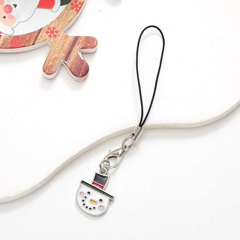 Small Gift Case Hanging Decoration Santa Claus Mini Phone Chain Jewelry Pendant Female