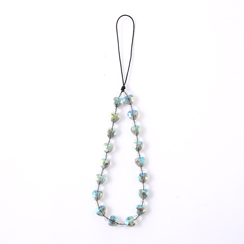 Light luxury new plated love chain, case, keychain, hanging decoration, luggage, bead pendant, phone lanyard