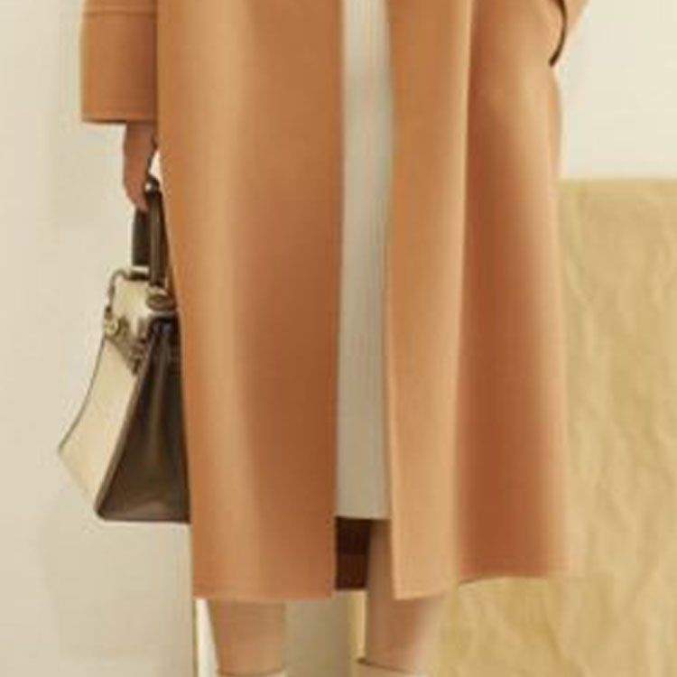 Chic Korean Silhouette Unisex Double-Layered Wool Overcoat for Modern Fashion Enthusiasts factory direct sale