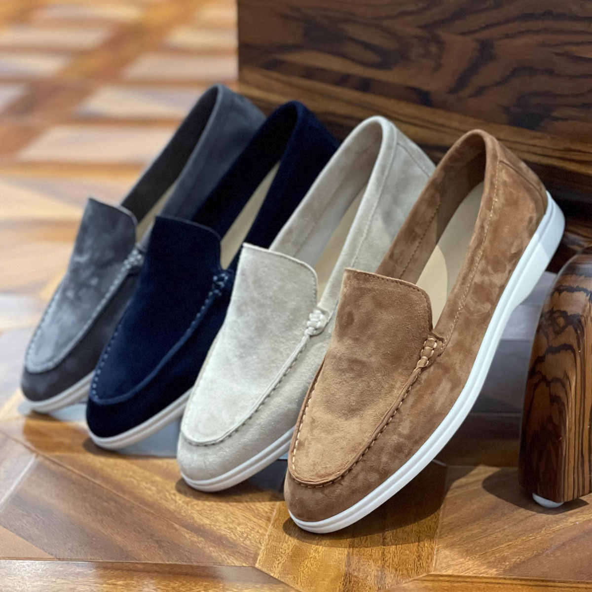 Luxury Loafer Designer Men Dress Shoe Loafers High Quality Flat Oxford Shoes Fashion Round Head Casual Shoes Man Loafer Slingback Shoe