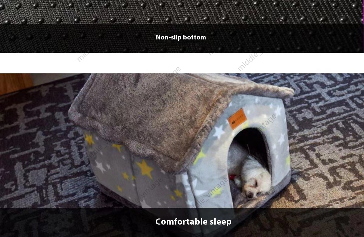 Warm Durable Seasonal Pet Home - Versatile, Closable Cat & Dog Kennel