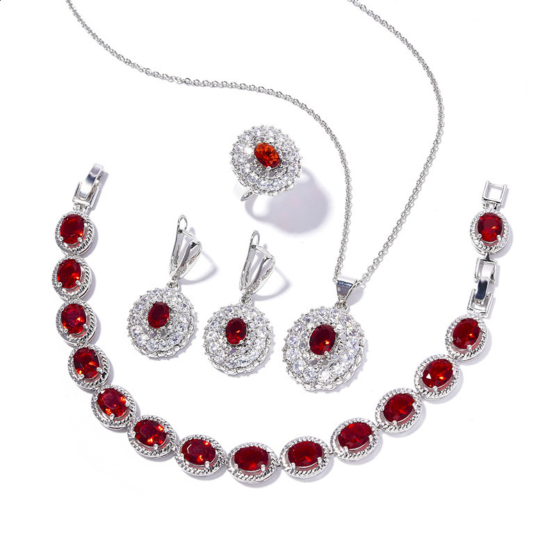 Womens Earrings Bracelet Temperament Evening Dress High Quality Angelic Necklace Set Gift 240524